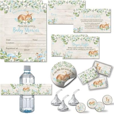 AmandaCreation Little Deer Blue Party Bundle 381pc. Image 1