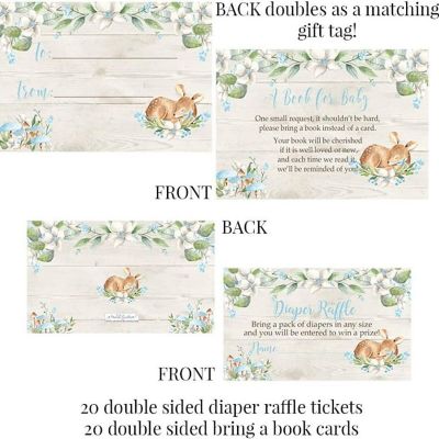 AmandaCreation Little Deer Blue Party Bundle 381pc. Image 2