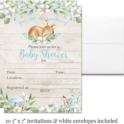 AmandaCreation Little Deer Blue Party Bundle 381pc. Image 3