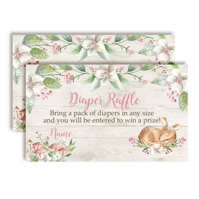 AmandaCreation Little Deer Diaper Raffle 20pc. Image 1
