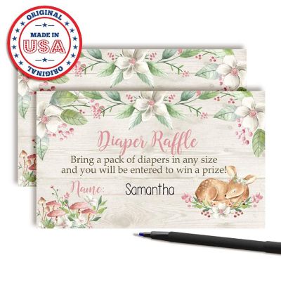 AmandaCreation Little Deer Diaper Raffle 20pc. Image 1