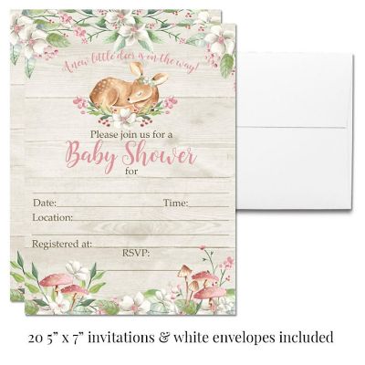 AmandaCreation Little Deer Pink Party Bundle 381pc. Image 2