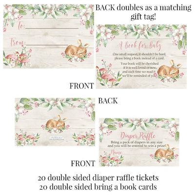 AmandaCreation Little Deer Pink Party Bundle 381pc. Image 3