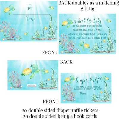 AmandaCreation Little Hatchling Sea Turtle Party Bundle 381pc. Image 2