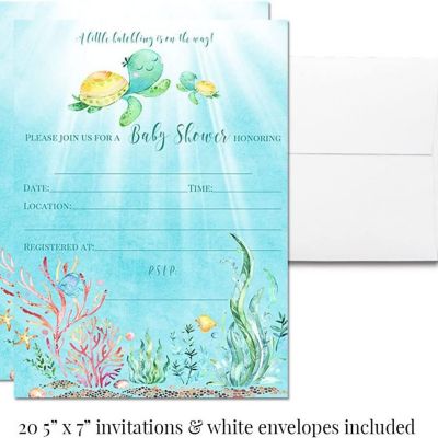 AmandaCreation Little Hatchling Sea Turtle Party Bundle 381pc. Image 3