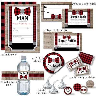 AmandaCreation Little Man Bow Tie Party Bundle 381pc. Image 1