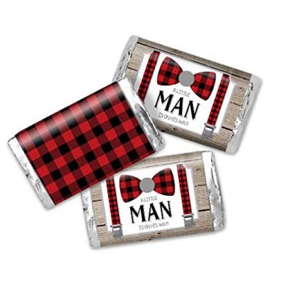 AmandaCreation Little Man Mini Candybar Wrappers 45pc. Image 1