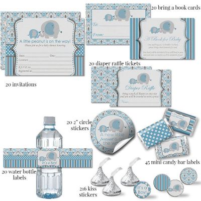 AmandaCreation Little Peanut Blue Party Bundle 381pc. Image 1