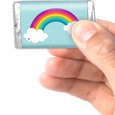 AmandaCreation Llama Unicorn Mini Candybar Wrappers 45pcs Image 2