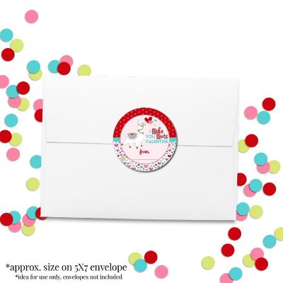 AmandaCreation Llamas in Love Envelope Seals 40pc. Image 2