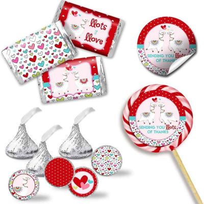 AmandaCreation Llamas in Love Sticker Bundle 429pc. Image 1