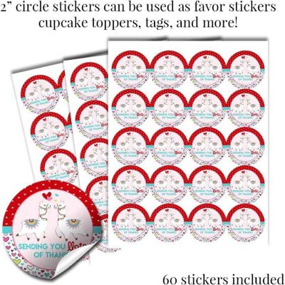 AmandaCreation Llamas in Love Sticker Bundle 429pc. Image 2