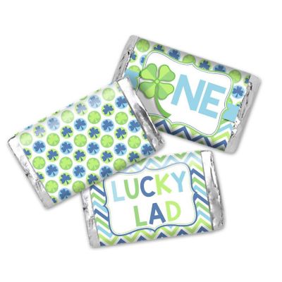 AmandaCreation Lucky Lad First Mini Candybar Wrappers 45pc. Image 1