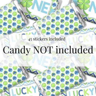 AmandaCreation Lucky Lad First Mini Candybar Wrappers 45pc. Image 1