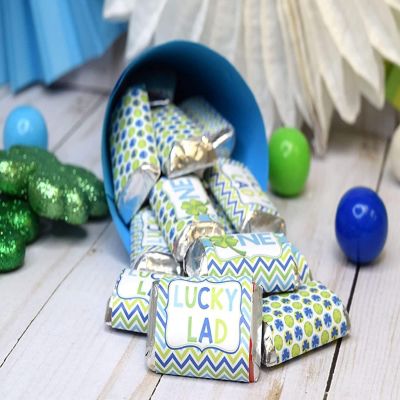 AmandaCreation Lucky Lad First Mini Candybar Wrappers 45pc. Image 2
