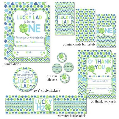 AmandaCreation Lucky Lad Party Bundle 381pc. Image 2