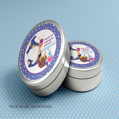 AmandaCreation Magical Cute Wizard Envelope Seals 40pc. Image 2