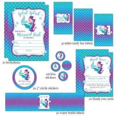 AmandaCreation Magical Mermaid Party Bundle 381pc. Image 2