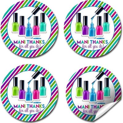 AmandaCreation Mani Thanks Stickers 40pcs. Image 3