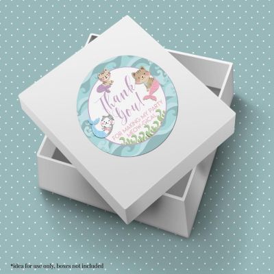 AmandaCreation Meowmaids Envelope Seals 40pc. Image 2