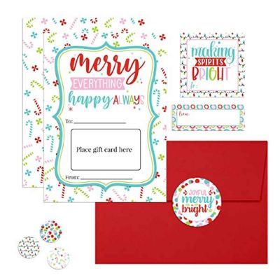 AmandaCreation Merry Everything Gift Card Holder 36pc. Image 1