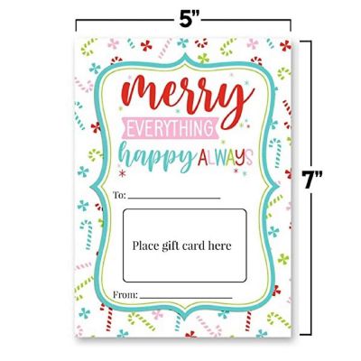 AmandaCreation Merry Everything Gift Card Holder 36pc. Image 3