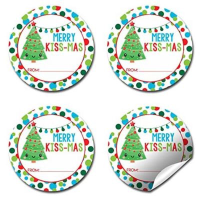 AmandaCreation Merry Kiss-mas Gift Tag 40pc. Image 3