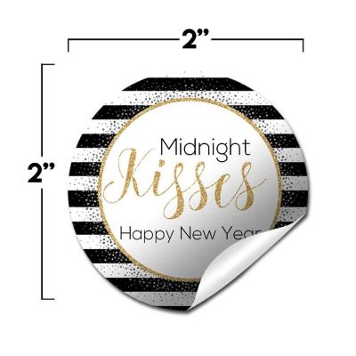 AmandaCreation Midnight Kisses Envelope Seals 40pc. Image 1