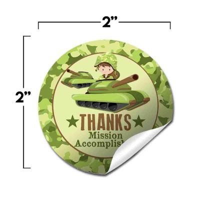 AmandaCreation Mission Accomplished Envelope Seals 40pc. Image 1