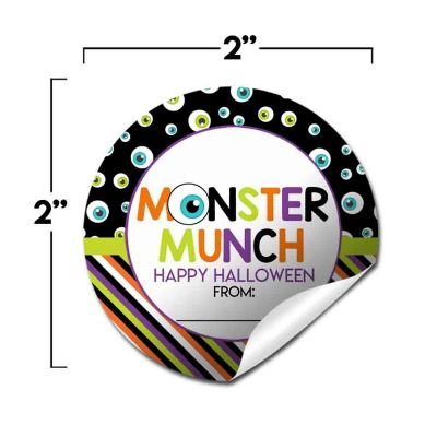 AmandaCreation Monster Munch Envelope Seals 40pc. Image 1
