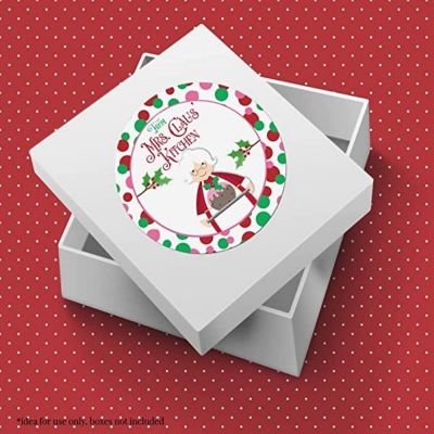 AmandaCreation Mrs. Claus' Kitchen Gift Tag 40pc. Image 2