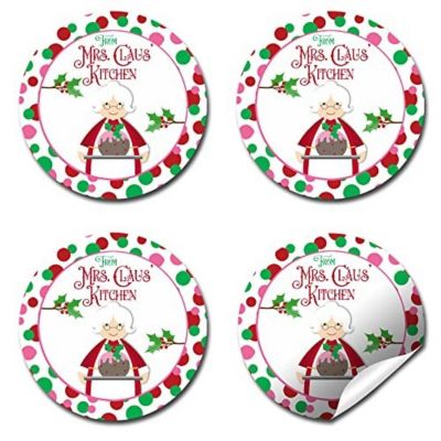 AmandaCreation Mrs. Claus' Kitchen Gift Tag 40pc. Image 3