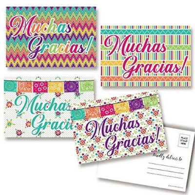 AmandaCreation Muchas Gracias Postcards 20pc. Image 1
