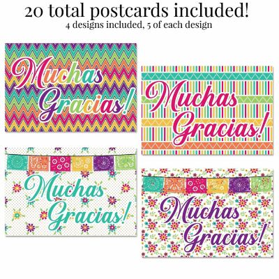 AmandaCreation Muchas Gracias Postcards 20pc. Image 3