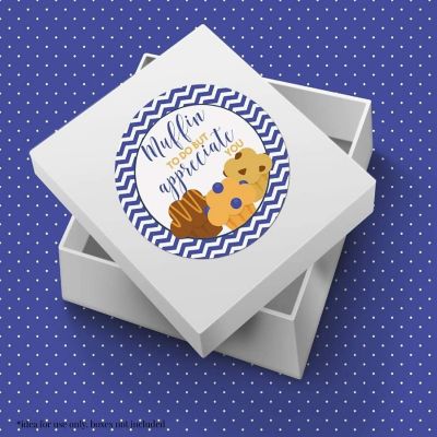 AmandaCreation Muffin to Do Envelope Seals 40pc. Image 1