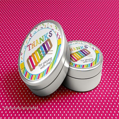 AmandaCreation Musical Xylophone Envelope Seals 40pc. Image 2