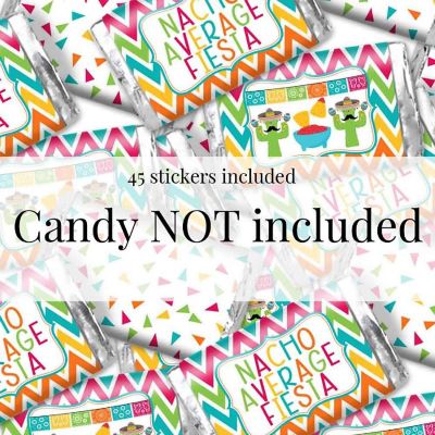 AmandaCreation Nacho Average Mini Candybar Wrappers 45pc. Image 3