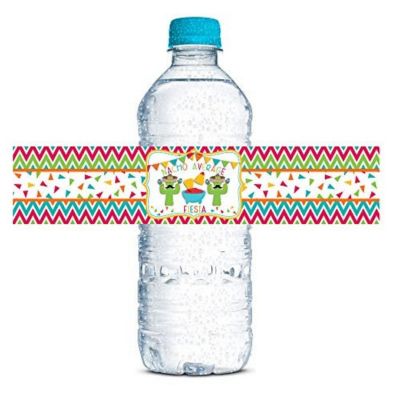 AmandaCreation Nacho Average Party Water Bottle Labels 20pc. Image 1