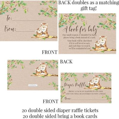AmandaCreation Neutral Guess Whooo Owl Party Bundle 381pc. Image 3