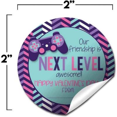 AmandaCreation Next Level Valentine Envelope Seals 40pc. Image 2