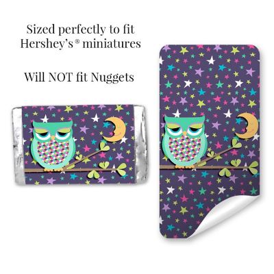 AmandaCreation Night Owl Mini Candybar Wrappers 45pcs. Image 1