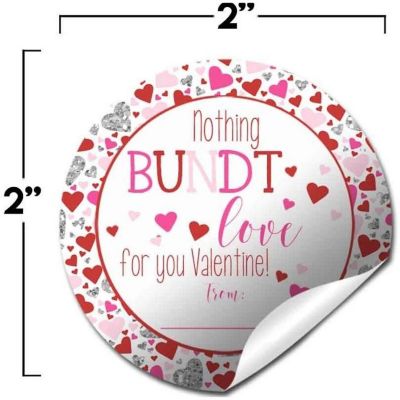 AmandaCreation Nothing Bundt Love Envelope Seals 40pc. Image 1