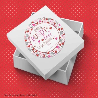 AmandaCreation Nothing Bundt Love Envelope Seals 40pc. Image 2