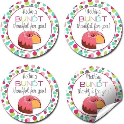 AmandaCreation Nothing Bundt Thankful Envelope Seals 40pc. Image 3