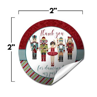 AmandaCreation Nutcracker Ballet Envelope Seals 40pc. Image 3