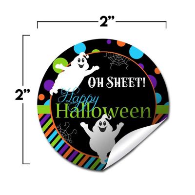 AmandaCreation Oh Sheet Ghost Envelope Seals 40pc. Image 1
