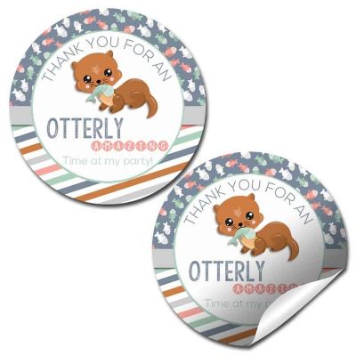 AmandaCreation Otterly Amazing Envelope Seals 40pc. Image 1
