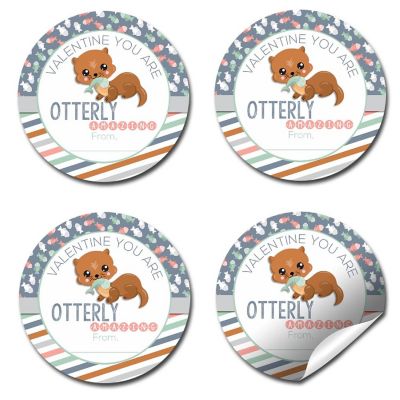 AmandaCreation Otterly Amazing Envelope Seals 40pc. Image 2