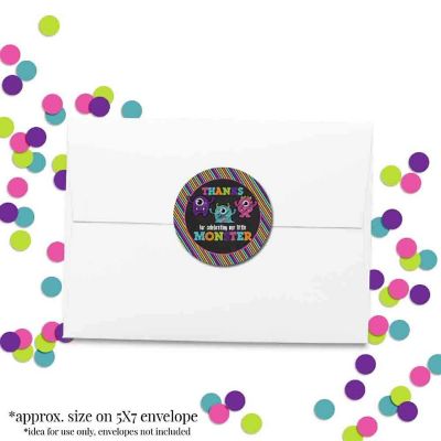 AmandaCreation Our Little Monster Envelope Seals 40pc. Image 3