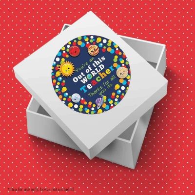 AmandaCreation Outer Space Appreciation Envelope Seals 40pc. Image 2